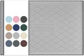 URMONA 34" x 19" Waterproof Silicone Mat in Multiple Sizes & Colors, Under Sink Mat for Kitchen & Bathroom, Pet Food Pad for Dogs & Cats, Kitchen Cabinet Liner, Multi-Purpose for Storage(Light Grey)