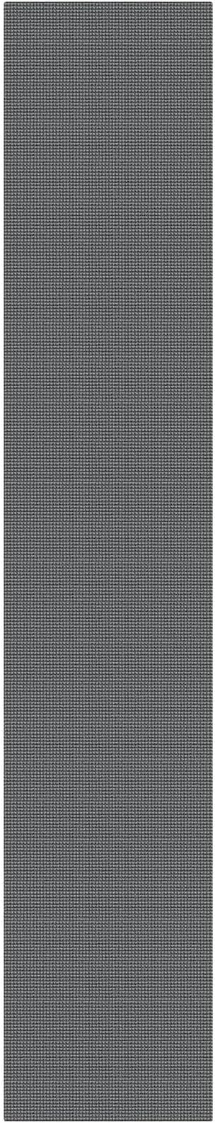 KOZYFLY 3x14 Runners Rugs for Hallway, Long Washable Runner Rug, Non Slip Rubber Backed Kitchen Runner, Flatweave Entryway Rug, Floor Carpet for Entry, Aisle, Hall, Grey/Dark Grey