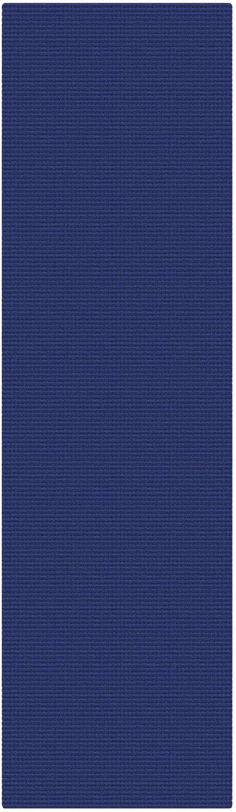 KOZYFLY Woven 2x7 Washable Kitchen Runner Rug, Non Slip Runners for Hallway, Cotton Entryway Runner, Braided Floor Carpet for Entry, Kitchen, Bedside, Hall, Royal Blue/Navy