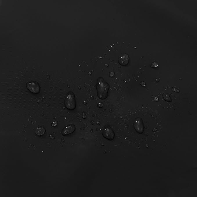 Barossa Design Clawfoot Tub Shower Curtain with 12 Magnets - 36 Metal Hooks Included, 180" W x 70" H Wrap Around, Waterproof PEVA Shower Liner for Bathroom, PVC Free, Metal Grommets - Black, 180x70
