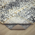 Mohawk Home Non Slip Rug Pad 3' x 12' - 3/8" Thick Felt + Latex Rubber Gripper - Dual Surface Cushion for Hardwood, Carpet, Tile Floors, Made in USA