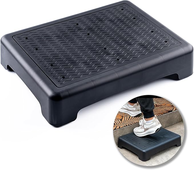 wefaner Mobility Step Stool for Adults Half Seps for Stairs for Seniors,Platform Step Safety Step Non-Slip Indoor and Outdoor