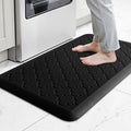 TranquilRelax 4/5 Inch Thick Anti-Fatigue Kitchen Mat Water Resistant Non-Slip Kitchen Floor Mat Ergonomic Comfort Standing Mat for Home Kitchen Office Laundry 17.3"x 28" Black