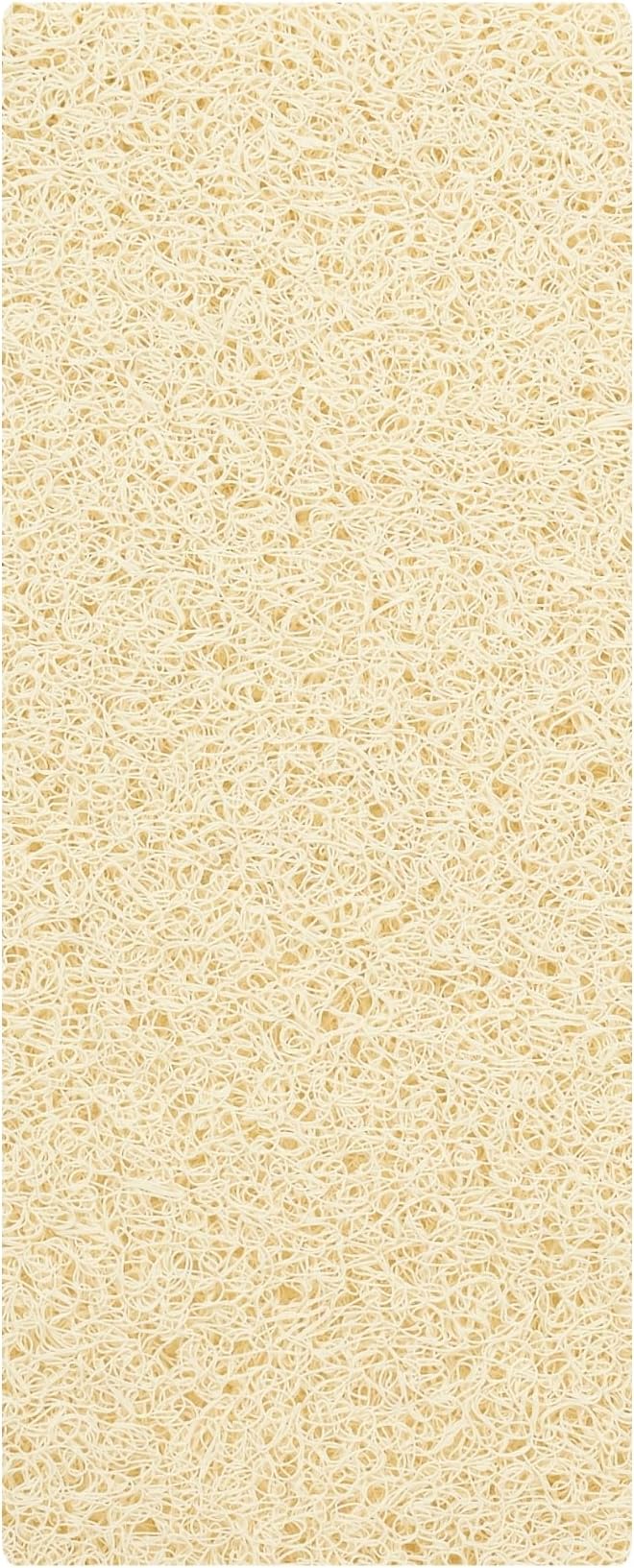 Non Slip Bathtub Mat Shower Mat for Tub - Loofah Bath Mats for Bathroom - 31x16 Bathtub Floor Mat - Textured Anti Slip Bath Mat Without Suction Cups - Secure Mat for Wet Areas (31x16 Light Beige)