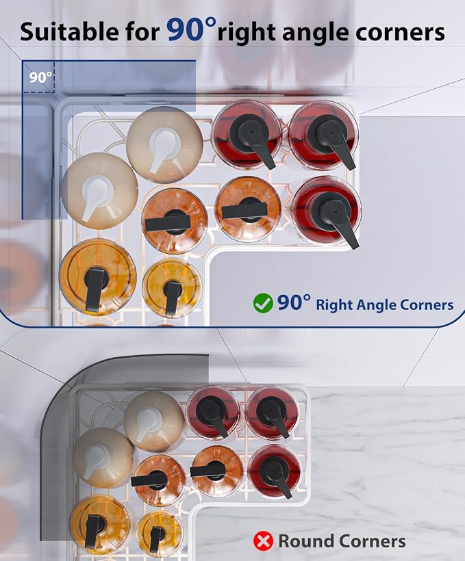3 Pack Corner Shower Caddy Organizer, Rustproof Corner Shower Shelves, No Drilling Bathroom Corner Shelf with Hooks and Toothpaste Holder