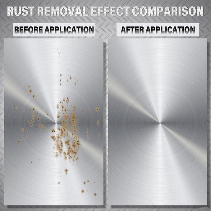 Stainless Steel Rust & Stain Remover – Helps Reduce Rust Stains, Restore Shine & Clean Appliances, Grills, Sinks, Tools & Commercial Equipment – 3.5 oz
