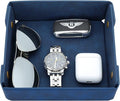 CASIRENA Faux Leather Valet Tray Organizer for Men - Catch-All Tray for Entryway Table Key, Wallet, Watch, Coin Change, Phone, Dresser EDC Dump Jewelry, Bedside Nightstand Desk-top