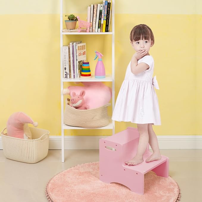 Pink Toddler Step Stool
