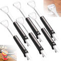 2 in 1 Adjustable Jar Opener, 2024 New Adjustable Jar Opener for Weak Hands Multi-function Can Opener Manual Lid Gripper Opener and Bottle Opener Tool for Home Kitchen Gadgets (6Pcs)