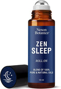 Zen Sleep Essential Oil Roll-On 10 ml - Calming Blend for Serenity & Deep Sleep with Lavender, Rosemary - Easy-to-Use Roller Ball - Nexon Botanics