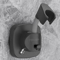 360° Swivel Shower Head Holder with Suction Cup | 10kg Load Capacity, Tool-Free Installation in Seconds | Removable and Rust-Resistant Shower Bracket with Storage Hook (Grey)