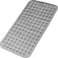 Bathtub and Shower Mats, 28 x 15 Inch Non-Slip Bath Mat, Machine Washable Bath Tub Mat with Suction Cups & Drain Holes for Bathroom, Beige