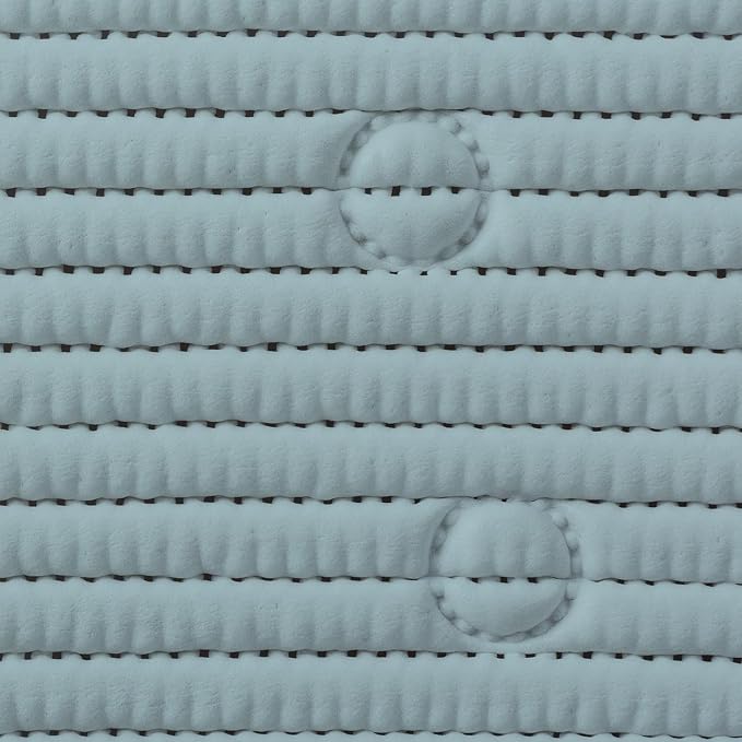 Duck Brand Clorox Bath Mat for Tubs, Non Slip Bathtub Mat with Suction Cups, 17 Inches x 36 Inches, Sky Blue, 2 Pack