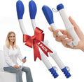 Foldable Toilet Aid（2Pack）, Long Comfort Wipe Wand Bottom Buddy Toilet Self Tissue Aids for Toileting, Self Help Wipe Butt for Overweight People Limited Mobility,Elderly, Pregnancy