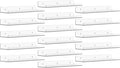 Qukaka Floating Shelves for Wall Decor, 15" Extra Clear Wall Shelves for Bedroom, Living Room, Kitchen, Bathroom Decor, Nail Polish/Book/Decoration/Makeup/Perfume Organizer Floating Shelf-16Pack