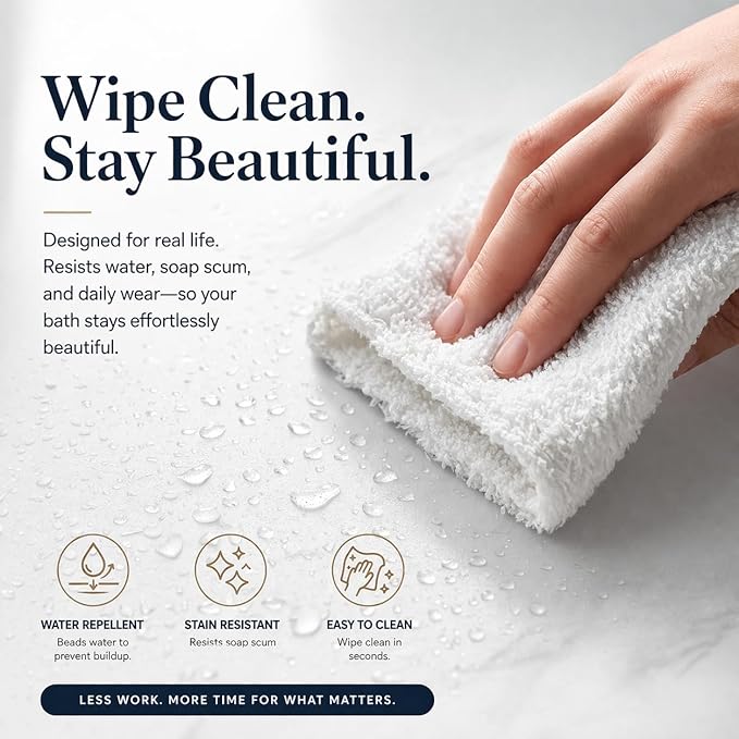 EHZNZIE Frosted Shower Curtain Liner 72x72, PEVA Waterproof Bath Curtain, No Chemical Smell, 3 Weighted Magnets, Durable with Rustproof Metal Grommets