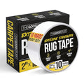 The Good Stuff Double Sided Carpet Tape [2"x10yd] - Heavy-Duty Rug Gripper Tape - Strong Non-Slip Rug Tape for carpet, hardwood floors, Vinyl, Area Rugs, Tiles, and Concrete - No Residue, Easy Removal