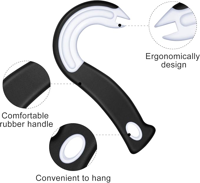 Mudder 2 Pieces Easy Open Ring Pull Can Opener for Soda and Food Cans Easy Grip Pop Opener Manual Ring-pull Helper for Ring Pull Tab Cans Tins Bottles