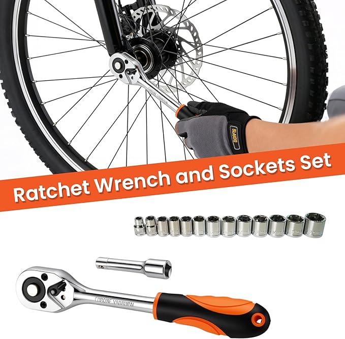Home Repair Tool Kit 141 Piece General Basic Tool Set for Men Women Mechanic's Tool Set for Home Car Dorm Screwdriver & Socket Set with Storage Tool Box