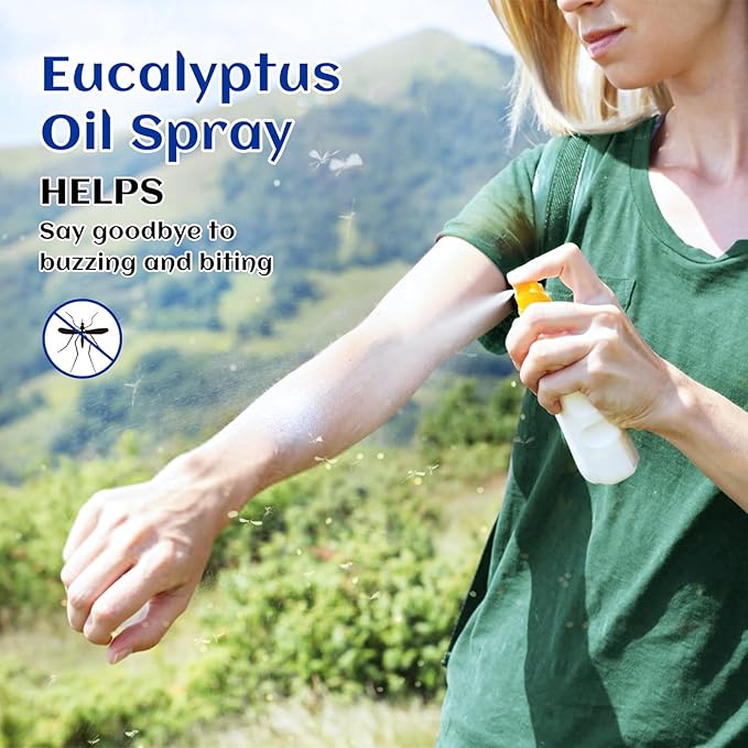 HIQILI 100ML Eucalyptus Essential Oil for Spray, Diffuser & Skin, 100% Pure Undiluted - 3.38 Fl Oz