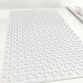 Non Slip Shower Mat: 36 X 24 Inch Large Shower Mats for Inside Shower - Soft TPE Anti Slip Long Shower Floor Mat with Large Drain Holes and Suction Cups