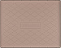 URMONA 25" x 22" Waterproof Silicone Mat in Multiple Sizes & Colors, Under Sink Mat for Kitchen & Bathroom, Pet Food Pad for Dogs & Cats, Kitchen Cabinet Liner, Multi-Purpose for Storage(Khaki)