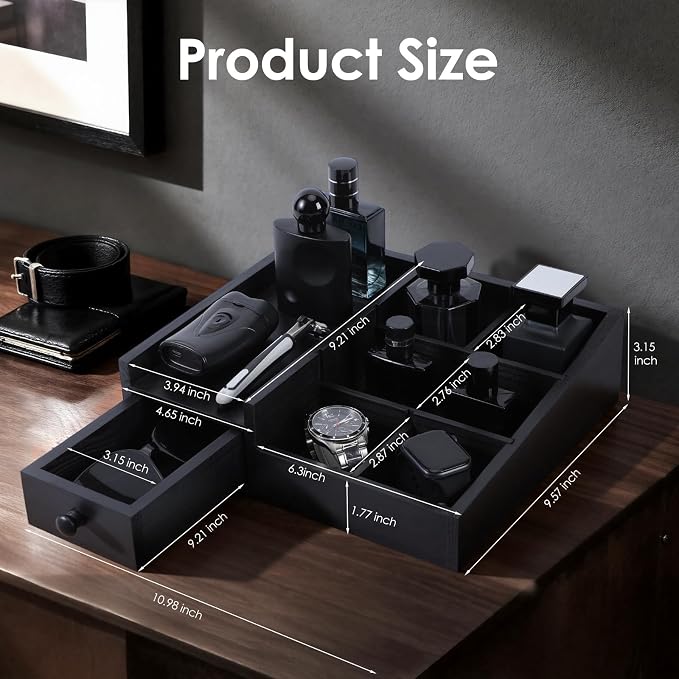 Cologne Organizer For Men,Perfume Organizer,Bathroom Organizers,Bathroom Counter,Perfume Stand,Cologne Stand,Cologne Tray,Dresser Top Organizers,Mens Room Decor,Gifts for Men,Fathers Day Gift