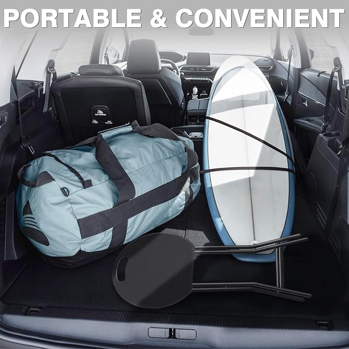 TAVR Furniture Portable Folding Chair with Handle, Heavy Duty Round Fold Stool Chair with 500lbs Capacity for Adults, 18 Inch Foldable Stool for Dorm, Kitchen, Vanity, Church and Outdoor use