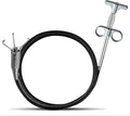 Drain Snake, Drain Clog Remover - Gutter Cleaning Tools Drain Cleaner for Toilet Sewer Shower Kitchen Bathroom Tub Clogged Drains Opener Cleaning Tool, Flexible Grabber Claw Pick Up Reacher (79 inch)