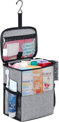 Lifewit Shower Bag Mesh Shower Caddy Portable College Dorm Room Essentials Tote Bag for Bathroom, Gym, Travel, Camping Quick Dry Hanging Shower Organizer Basket Toiletry Bag, Medium, Grey