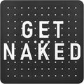 Bathtub Mat Non Slip, Get Naked Square Bath tub Mat Shower Floor Mat with Suction Cups for Adults Kids Elderly 21 X 21 Inch