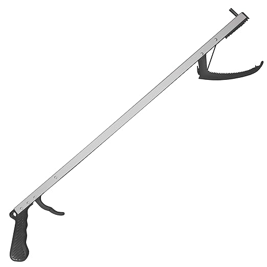 Rehabilitation Advantage Aluminum Reacher Grabber 26 Inches Long with Magnetic Tip
