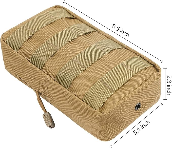4-Pack Molle Pouch Tactical Molle Pouches Compact Utility EDC Waist Bag Pack