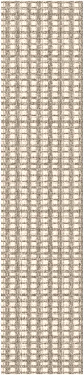 KOZYFLY Cotton 3x12 Runners Rugs for Hallway, Long Washable Runner Rug, Woven Non Slip Kitchen Runner, Braided Entryway Rug, Floor Carpet for Entry, Aisle, Hall, Ivory/Camel/Brown