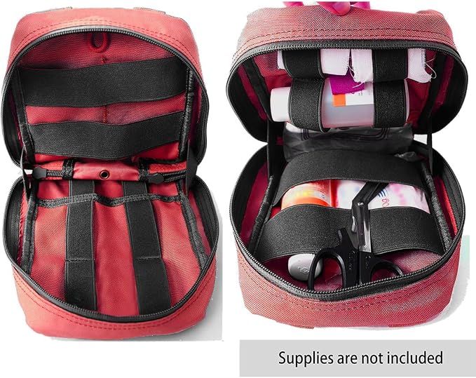 Carlebben EMT Pouch MOLLE Ifak Pouch Tactical MOLLE Medical First Aid Kit Utility Pouch