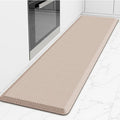 Mattitude Kitchen Mat Cushioned Anti-Fatigue Floor Mat Water Resistant Non-Slip Mats and Rugs Standing and Comfort Desk Mats for House Sink Office Laundry (Beige, 17.3"x60")