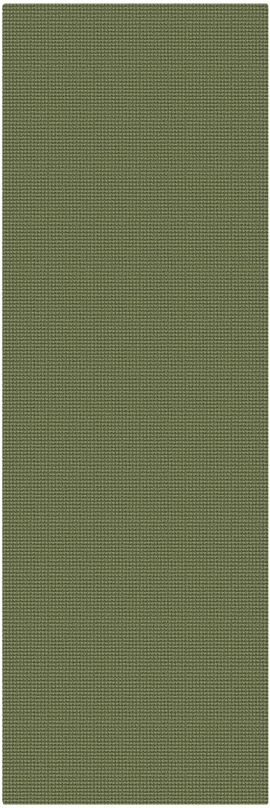 KOZYFLY Cotton Runners for Hallway 3x9, Wide Washable Runner Rug, Woven Non Slip Kitchen Runner, Braided Entryway Rug, Floor Carpet for Foyer, Bedroom, Hall, Olive Green/Earthy Green
