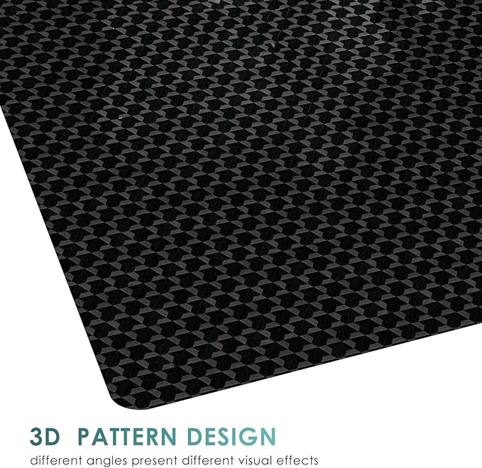 Vicwe Office Chair Mat for Carpet, 72" x 46"Anti-Slip Waterproof Floor Protector Desk Chair Mat for Rolling Chairs, Heavy Duty Chair Mat with Studs,Easy Glide Floor Mat for Home,Gaming