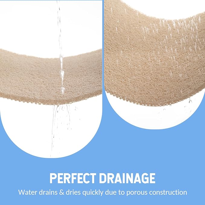 Hargiis Non-Slip Bathtub Mat, Anti Slip Shower Mat, Fast Drying Bathtub Mats, Foot Scrubber Mat, Anti Slip Mat for Tub, Floor, Bathroom, Kitchen, Home, Hotel (Beige 47"×16")