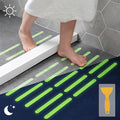 Kyerivs Anti-Slip Shower Strips, Safety Shower Treads Stickers - 24 Pics, Bathtub Non Slip Stickers, Anti Skid Tape for Shower,Tub,Steps, Floor-Strength Adhesive Grip Appliques for Baby,Senior,Adult