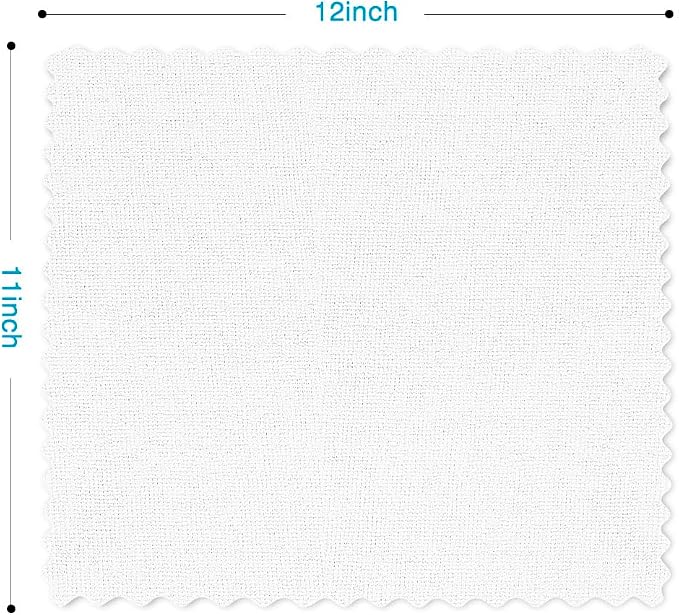 Orighty Microfiber Cleaning Cloth, 5 Pack Highly Absorbent Cleaning Rags, Household Cleaning Supplies, Reusable Lint Free Cloths Microfiber Rag for House, Kitchen, Car Care, 12x11 inch, White