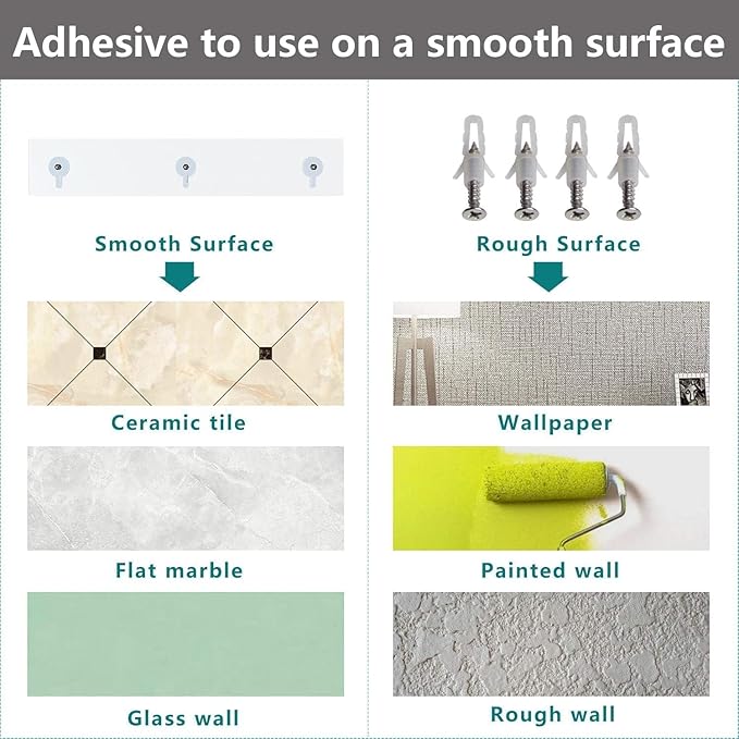 Bakzon Acrylic Shower Shelves 2 Pack – No Drill Adhesive Acrylic Bathroom Shelves, Heavy Duty Shower Caddy Holds 20 lbs, Clear Wall Mounted Shower Organizer for Inside Shower