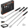RAK Magnetic Pickup Tool Set Gifts for Men - 5Pcs with 360 Swivel Inspection Mirrors, Telescoping Magnet Pickup Tool, Flexible LED Flashlight, Mechanic Tools & Cool Gadgets for Men, Dad, Husband