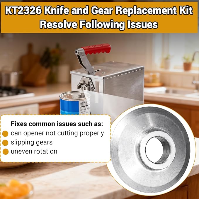 KT2326 Replacement Knife Gear Kits Compatible with 203 and 266 Electric Can Openers