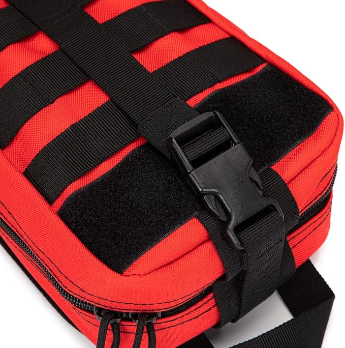 Tactical First Aid Bag MOLLE EMT IFAK Pouch Rip-Away Trauma First Aid Responder Medical Emergency Utility Bag Tactical Pouch for Camping