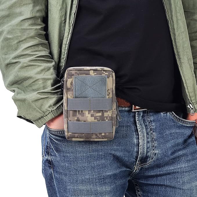 4-Pack Molle Pouch Tactical Molle Pouches Compact Utility EDC Waist Bag Pack