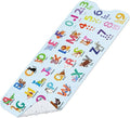SHUCHING Baby Bath Mat for Tub Non Slip-40 X 16 Inch, Kids Bathtub Mat Mold Free, Shower Mat Anti Slip for Bathroom, Machine Washable, Alphabet