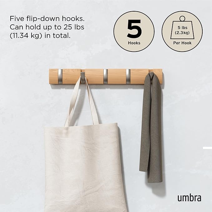 Umbra Flip 5 Wall Mounted Hook
