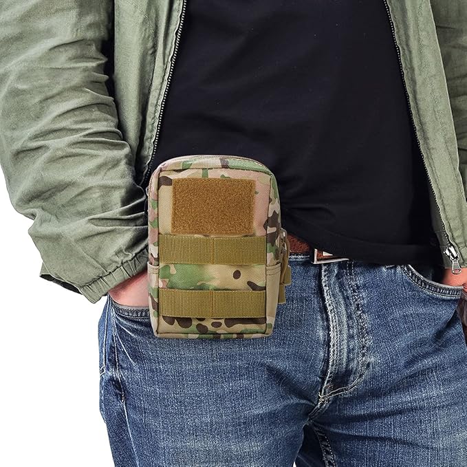4-Pack Molle Pouch Tactical Molle Pouches Compact Utility EDC Waist Bag Pack