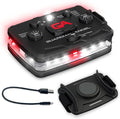 Guardian Angel Elite Series Safety Light, Beacon Device (White Front & Red Rear) Rechargeable, Magnetic, Hands-Free Wearable & Mountable LED Flashlight for First Responders, Firefighters & Rescue Ops